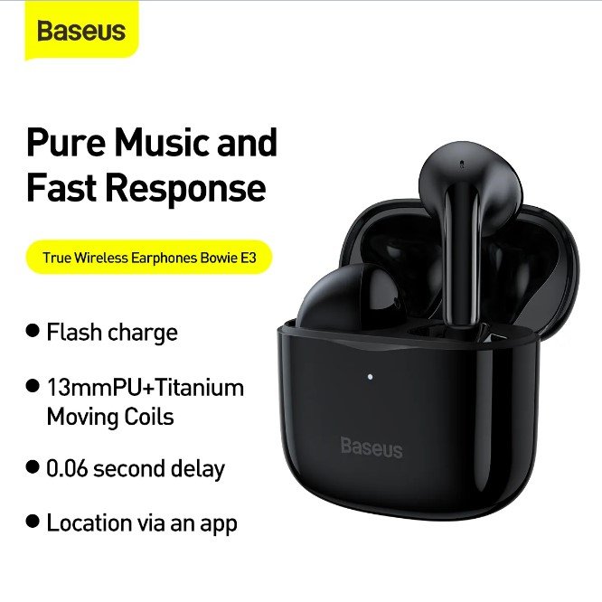 Baseus Bowie E3 True Wireless Earbuds Premium Sound – ZupiBd
